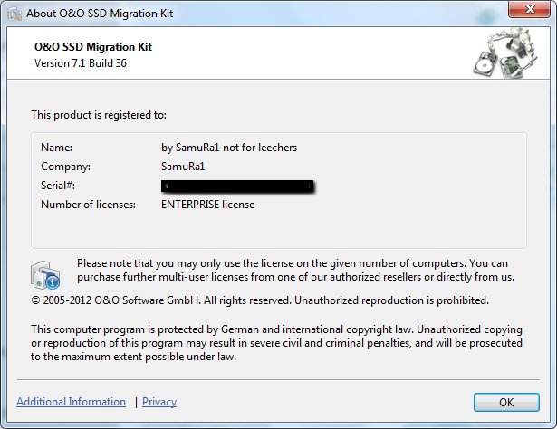 O&O SSD Migration Kit Professional 7.1 Build 36